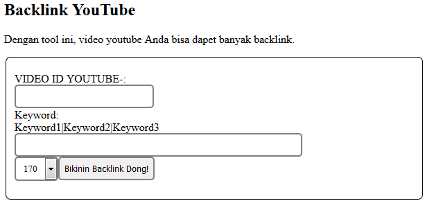 Backlink YouTube